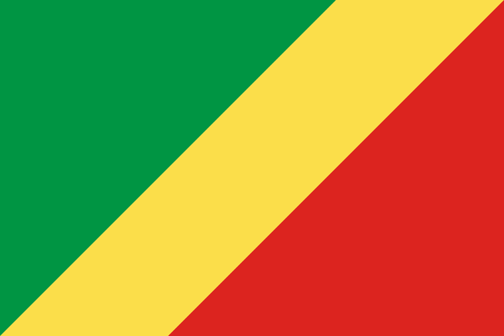 Kongo Flagge Visum