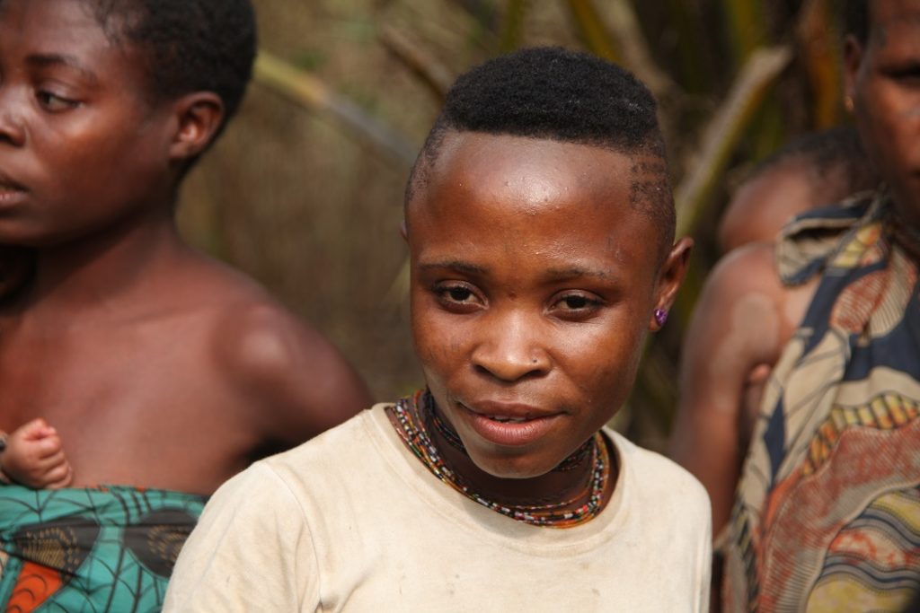 Frau aus der Zentralafrikanischen Republik